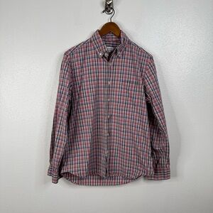 Steven Alan Plaid Button Down Shirt Size Medium